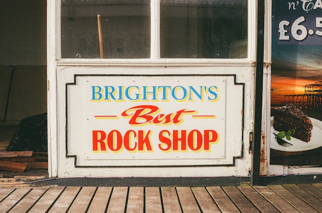brighton rock shop
